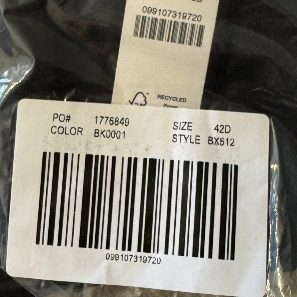 J. Crew Women’s Balconette Underwire Bikini Top BX612 Size 42D In Black NWT